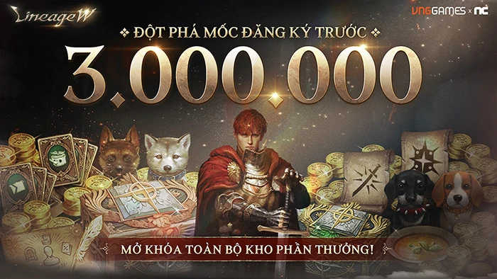Lineage W mở tải trước, tiến về ngày ra mắt với khí thế mạnh mẽ