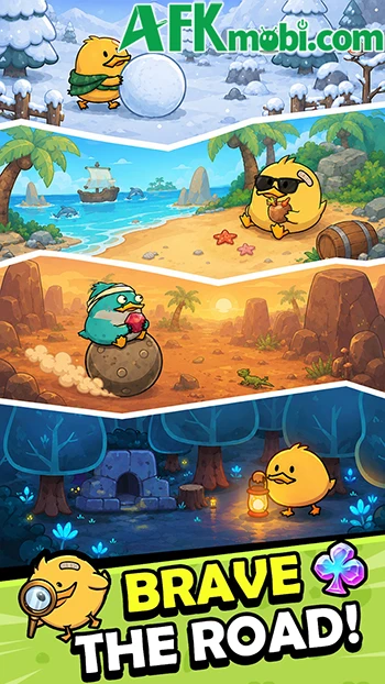 Loopy Ducky - Sắp xếp các vũ khí và kỹ năng lên vòng chạy của vịt