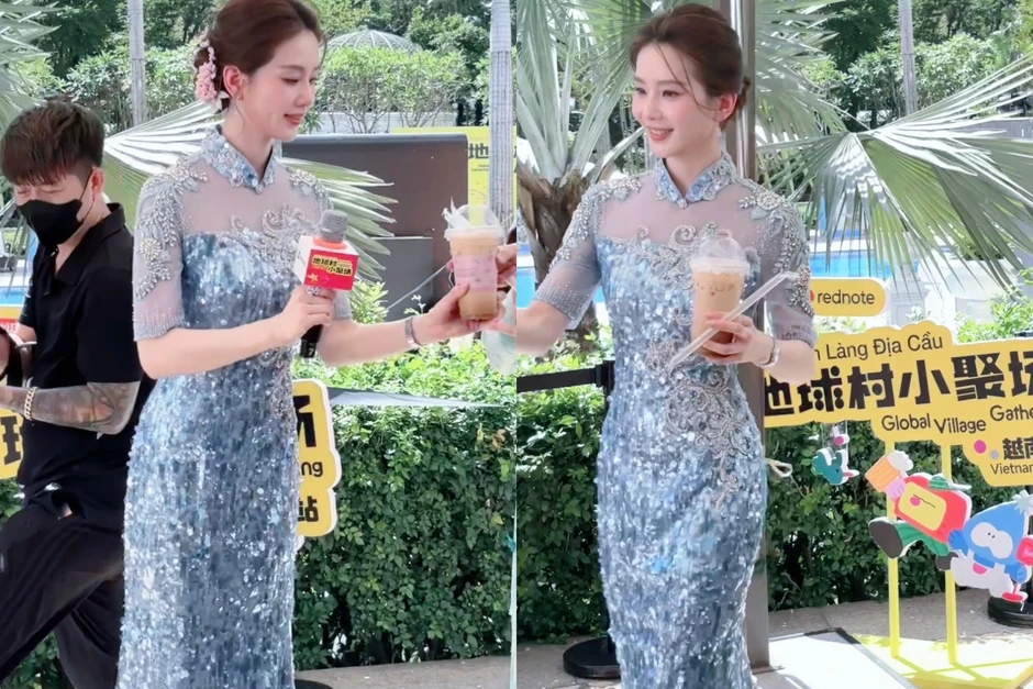 Lưu Thi Thi đang ở Hà Nội, rạng rỡ bất chấp nắng nóng kỷ lục Lưu Thi Thi đang ở Hà Nội, rạng rỡ bất chấp nắng nóng kỷ lục