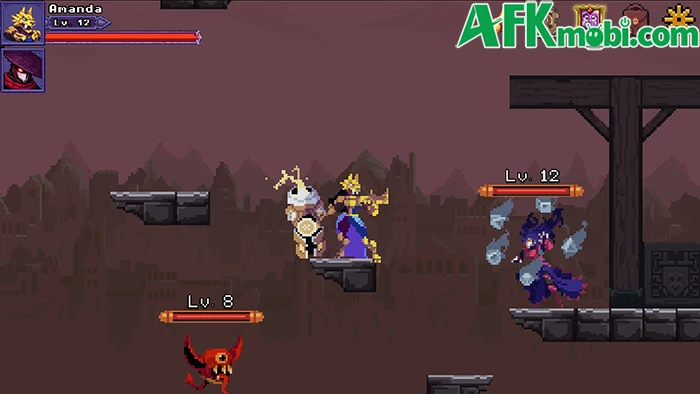 Malverious game hành động phiêu lưu cuộn cảnh pixel 2D