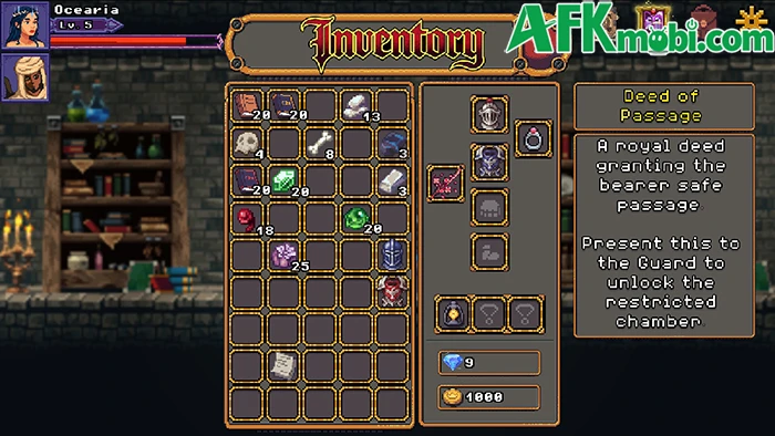 Malverious game hành động phiêu lưu cuộn cảnh pixel 2D