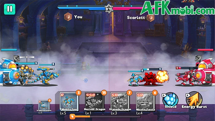 Mecha Storm Robot Battle game chiến thuật thả robot ra chiến đấu