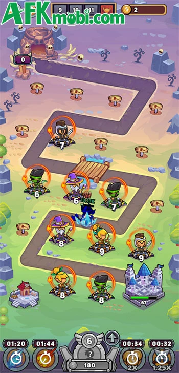 Merge Heroes game phòng thủ với phong cách đồ họa ngộ nghĩnh Merge Heroes game phòng thủ với phong cách đồ họa ngộ nghĩnh