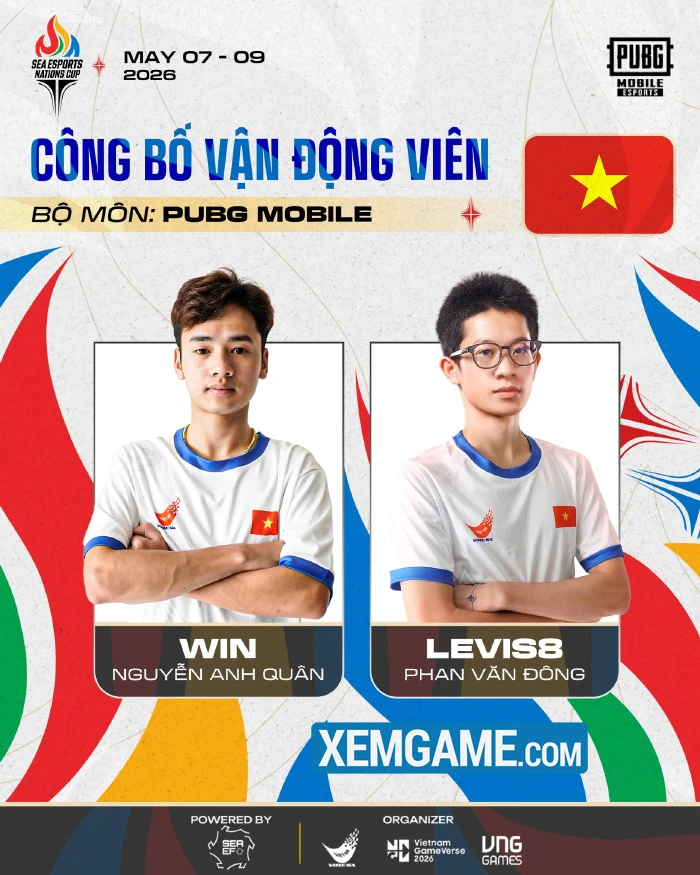 PUBG Mobile sẽ là bộ môn khai màn giải đấu Esports Nations Cup 2026