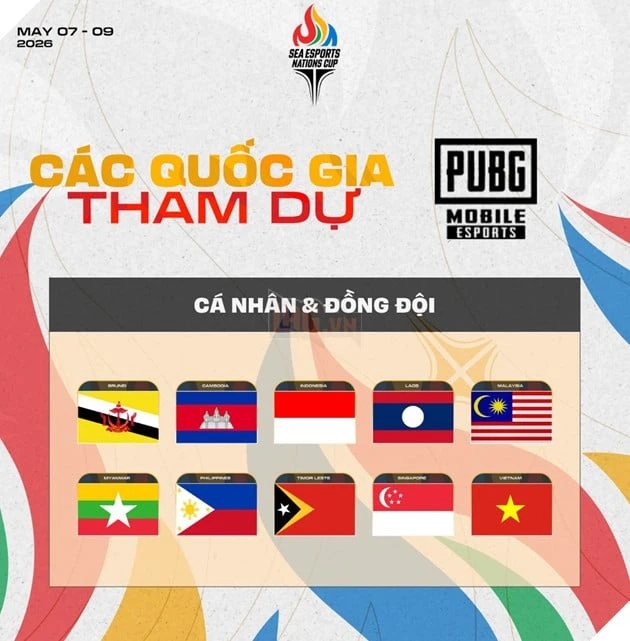 PUBG Mobile Sẽ Là Bộ Môn Khai Màn Giải Đấu SEA Esports Nations Cup 2026
