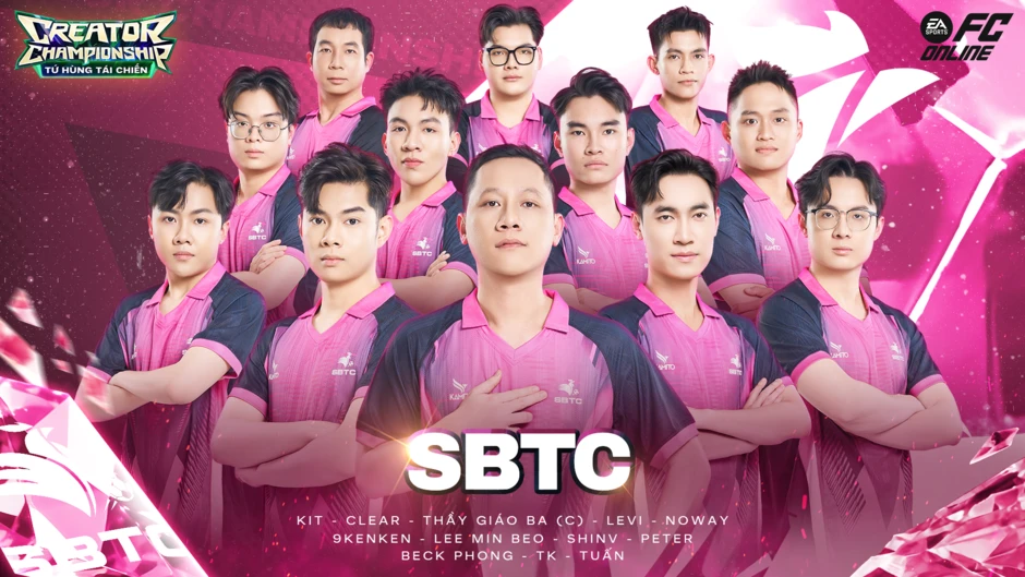 Refund Gaming, SBTC và Ngôi Sao Sân Cỏ nâng cấp lực lượng, sẵn sàng cạnh tranh ngôi vương của All Star SG F.C tại FC Online Creator Championship - Tứ hùng đại chiến