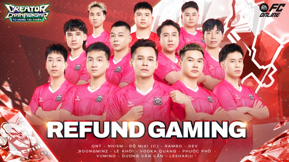 Refund Gaming, SBTC và Ngôi Sao Sân Cỏ nâng cấp lực lượng, sẵn sàng cạnh tranh ngôi vương của All Star SG F.C tại FC Online Creator Championship - Tứ hùng đại chiến