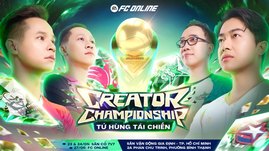 Refund Gaming, SBTC và Ngôi Sao Sân Cỏ nâng cấp lực lượng, sẵn sàng cạnh tranh ngôi vương của All Star SG F.C tại FC Online Creator Championship - Tứ hùng đại chiến
