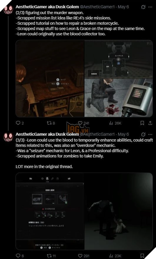 Resident Evil Requiem Xuất Hiện Thêm Nhiều Chi Tiết Ẩn Bị Cắt Bỏ