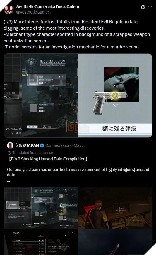 Resident Evil Requiem Xuất Hiện Thêm Nhiều Chi Tiết Ẩn Bị Cắt Bỏ