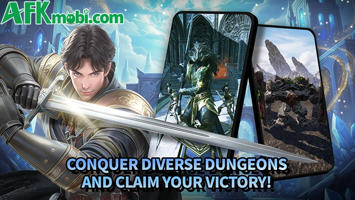 RISE: EverThrone Idle RPG với nền đồ họa 3D đẹp mắt và sắc nét
