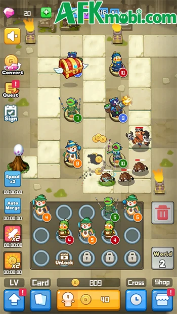 Rush Royale Tower Defense cần người chơi bảo vệ một quả trứng