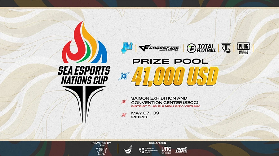 SEA Esports Nations Cup 2026 và bước chuyển mình của Thể thao điện tử Việt Nam trên bản đồ quốc tế