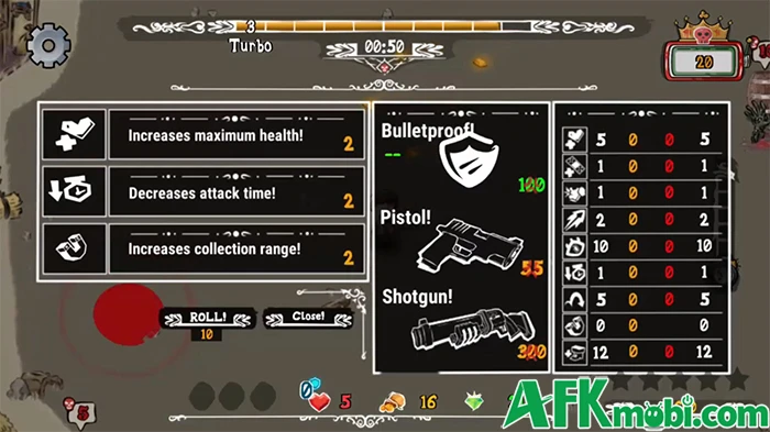 Silent Survivor Mobile game hành động sinh tồn roguelike đơn giản