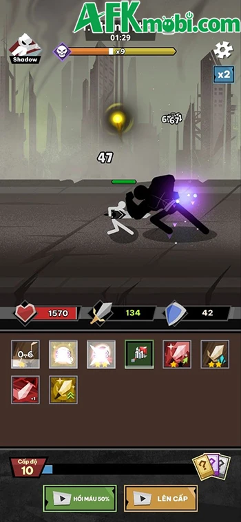 Stickman Survivor: Idle RPG với các cuộc chiến sinh tồn tự động