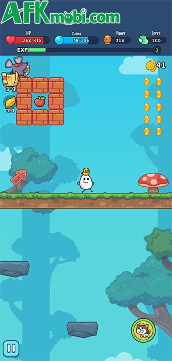 Tea Egg Rush game platformer đưa bạn điều khiển một quả trứng