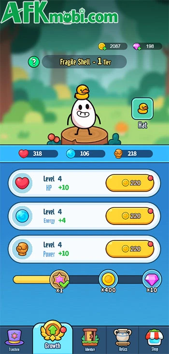 Tea Egg Rush game platformer đưa bạn điều khiển một quả trứng