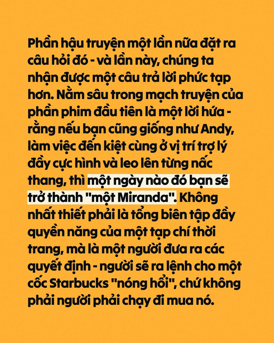 The Devil Wears Prada là một lời hứa tan vỡ dành cho thế hệ Millennial