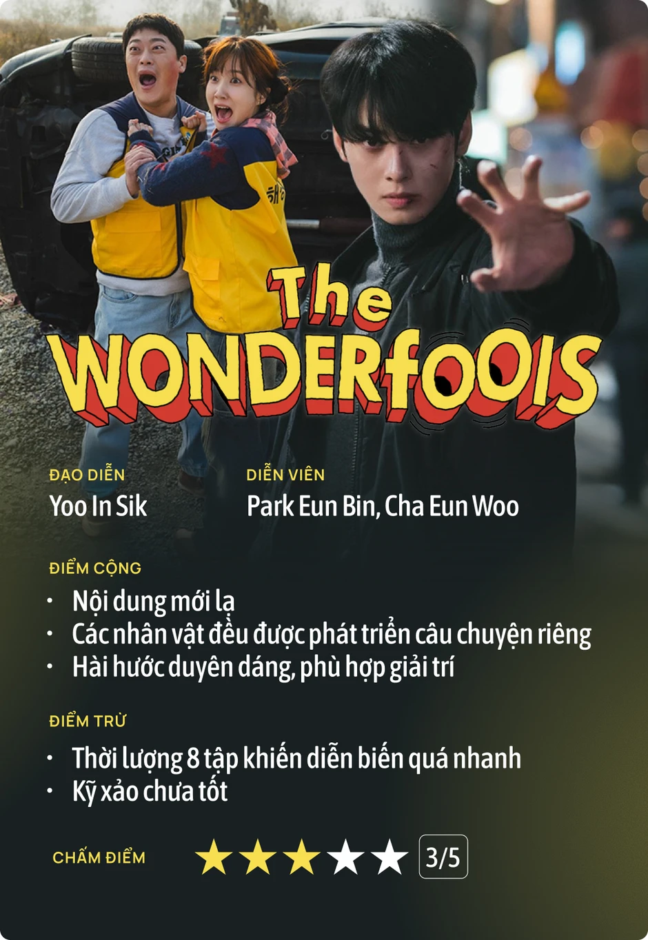 The Wonderfools: Biệt đội siêu anh hùng báo đời nhất màn ảnh