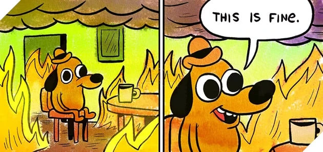 This Is Fine Maximum Cope: chú chó meme huyền thoại bước vào game metroidvania