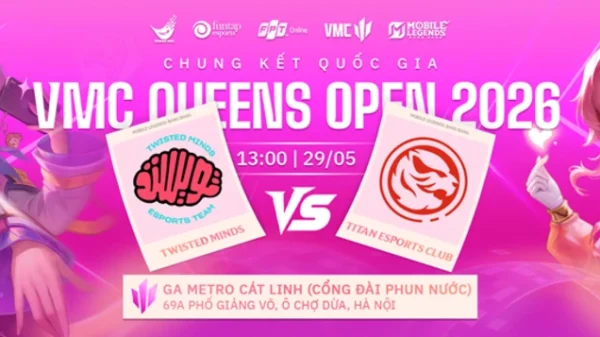 Chung kết Quốc Gia VMC Queens Open 2026 Đặt Chân Đến Ga Metro Cát Linh kenhtingame com thumb chung ket quoc gia vmc queens open 2026 dat chan den ga metro cat linh 0de41779995397368 940w