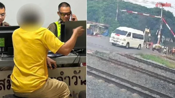Thót tim nhìn xe đưa đón học sinh vượt rào chắn tàu hỏa: Nhân viên gào thét bất lực kenhtingame com thumb thot tim nhin xe dua don hoc sinh vuot rao chan tau hoa nhan vien gao thet bat luc 21271779634534169 940w