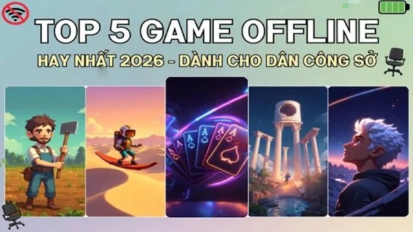 Top 5 Game Mobile Offline Giúp Dân Văn Phòng "Thoát Khỏi Thực Tế" Năm 2026 kenhtingame com thumb top 5 game mobile offline giup dan van phong quot thoat khoi thuc te quot nam 2026 4ff41778077380468 940w