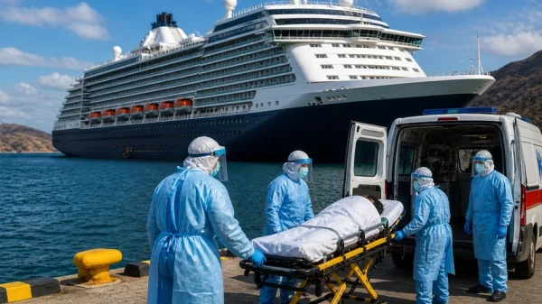 WHO cảnh báo virus Hanta bùng phát trên du thuyền có tỷ lệ tử vong tới 50%, đang truy vết hành khách đi cùng chuyến bay bệnh nhân kenhtingame com thumb who canh bao virus hanta bung phat tren du thuyen co ty le tu vong toi 50 dang truy vet hanh khach di cung chuyen bay benh nhan 607b1778096629180 940w