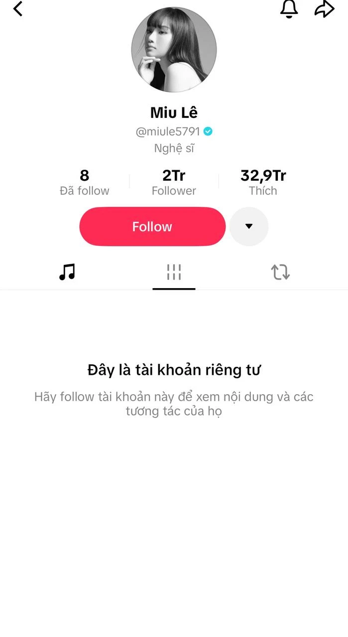 Tình hình mới nhất của Miu Lê