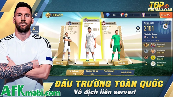 TOP Football Club game bóng đá cập bến thị trường Việt Nam