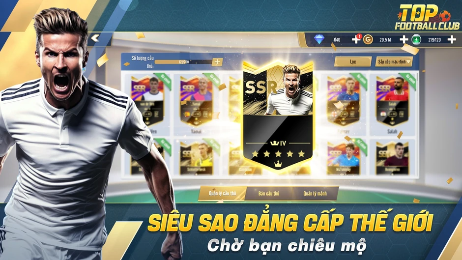 Top Football Club mở đăng ký trước, tặng miễn phí SSR Messi cùng 1000 lượt quay! Top Football Club mở đăng ký trước, tặng miễn phí SSR Messi cùng 1000 lượt quay!