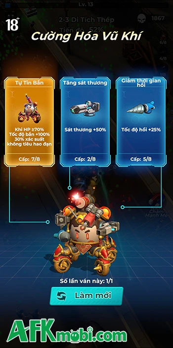 Trải nghiệm Cơ Giáp Vô Hạn với việc điều khiển robot đấu zombie Trải nghiệm Cơ Giáp Vô Hạn với việc điều khiển robot đấu zombie