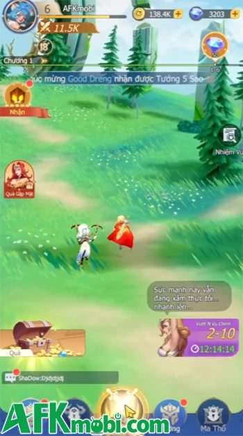 Trải nghiệm Thần Ma Arena game đấu tướng mang chất fantasy Trải nghiệm Thần Ma Arena game đấu tướng mang chất fantasy