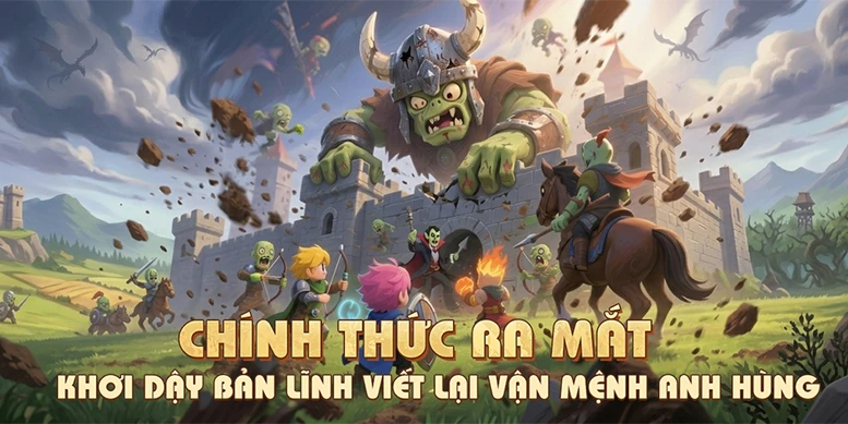 Trải nghiệm Vận Mệnh Anh Hùng game thủ thành như đánh cược