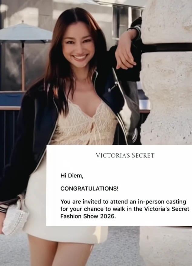 Trương Tri Trúc Diễm nhận thư mời casting từ Victoria's Secret