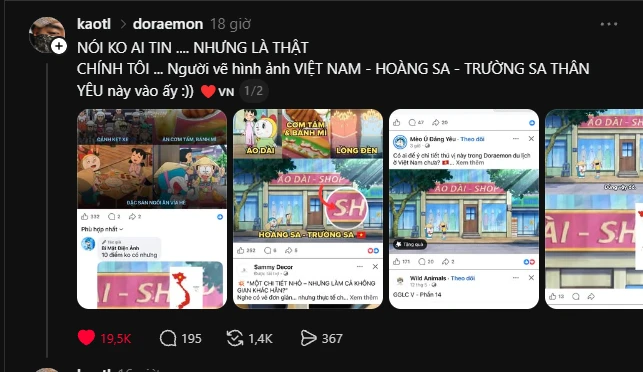 Tự hào chi tiết Hoàng Sa - Trường Sa trong Doraemon tập đặc biệt Tự hào chi tiết Hoàng Sa - Trường Sa trong Doraemon tập đặc biệt