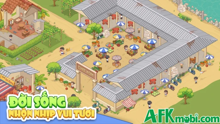 Xóm Nhỏ Tuổi Thơ game mô phỏng lấy chủ đề làng quê ven biển