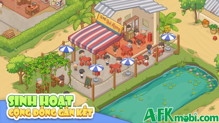 Xóm Nhỏ Tuổi Thơ game mô phỏng lấy chủ đề làng quê ven biển