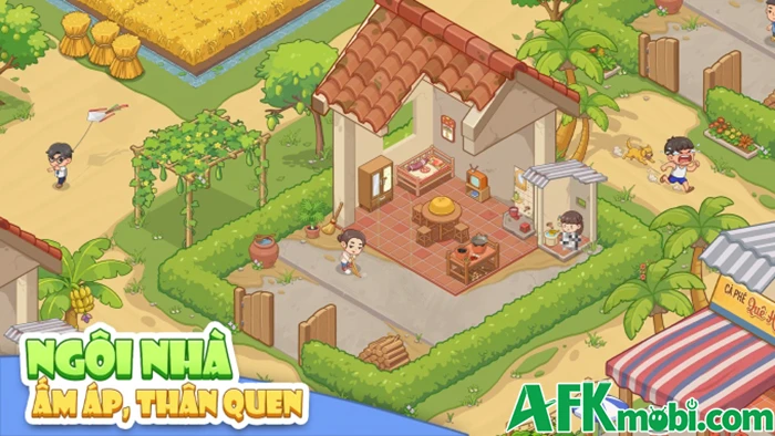 Xóm Nhỏ Tuổi Thơ game mô phỏng lấy chủ đề làng quê ven biển