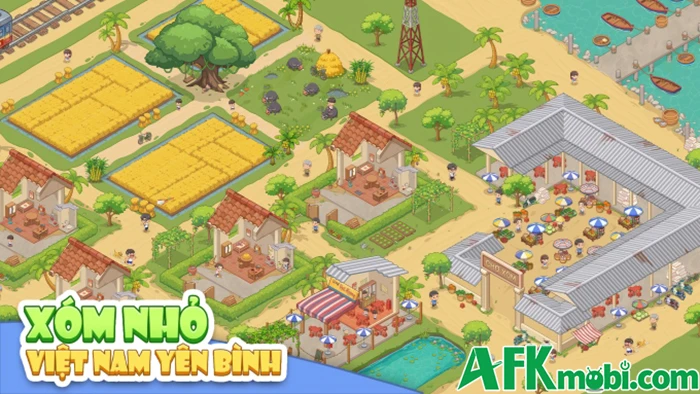 Xóm Nhỏ Tuổi Thơ game mô phỏng lấy chủ đề làng quê ven biển