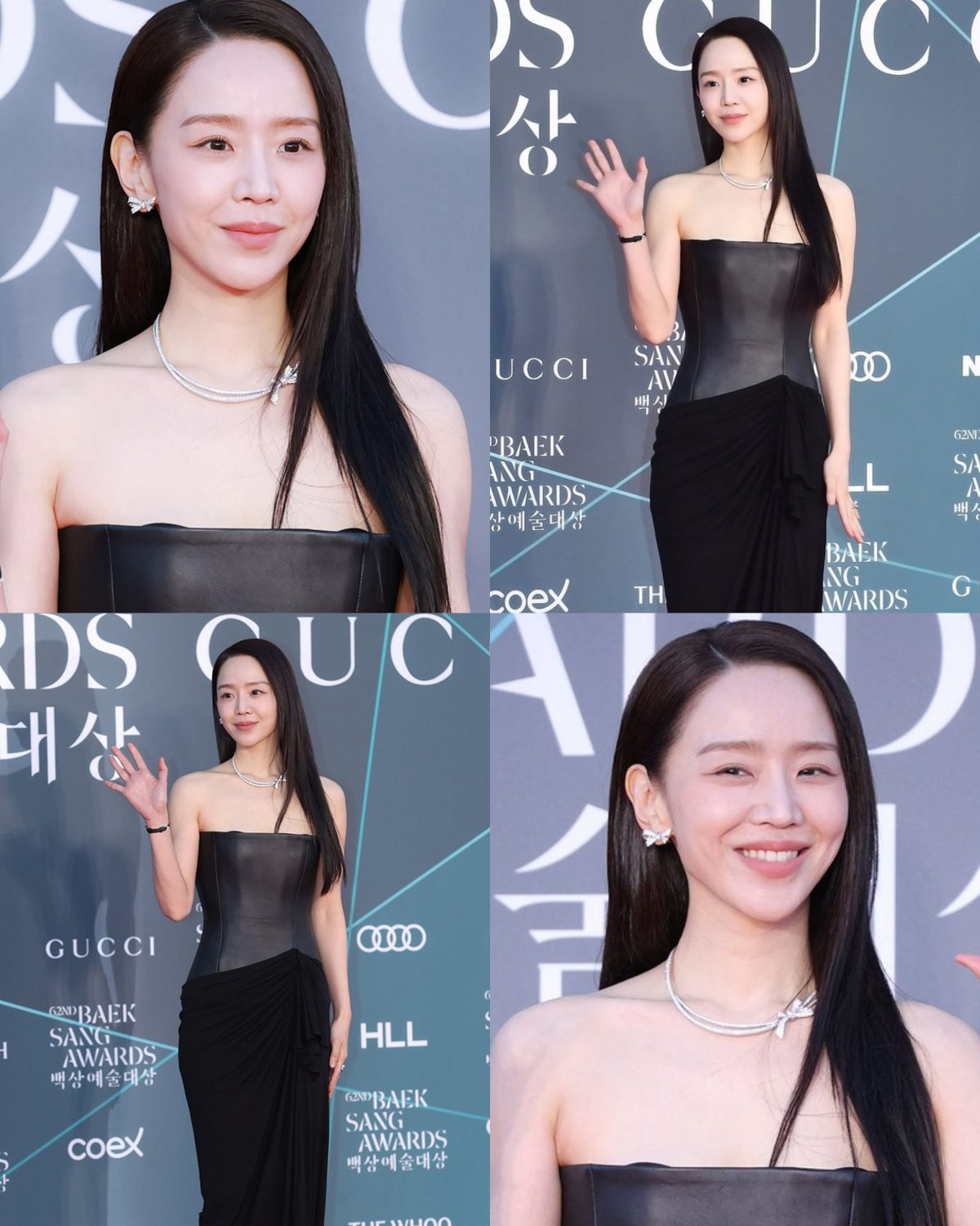 Một mỹ nhân xinh đẹp lâm cảnh khó xử trên thảm đỏ Baeksang, được khen ngời vì gương mặt không chút biến sắc