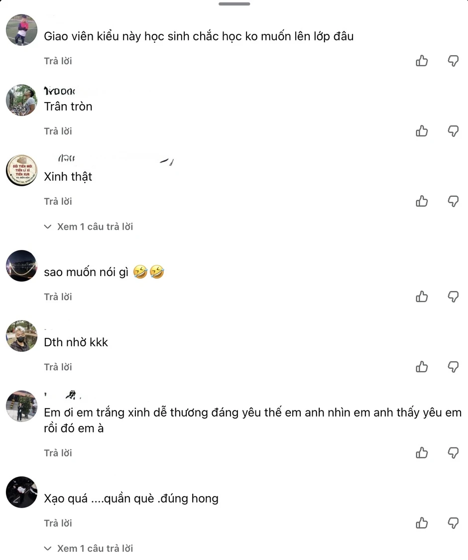 "Mất tập trung" trước biểu cảm nũng nịu hút hồn của cô giáo hotgirl xinh đẹp