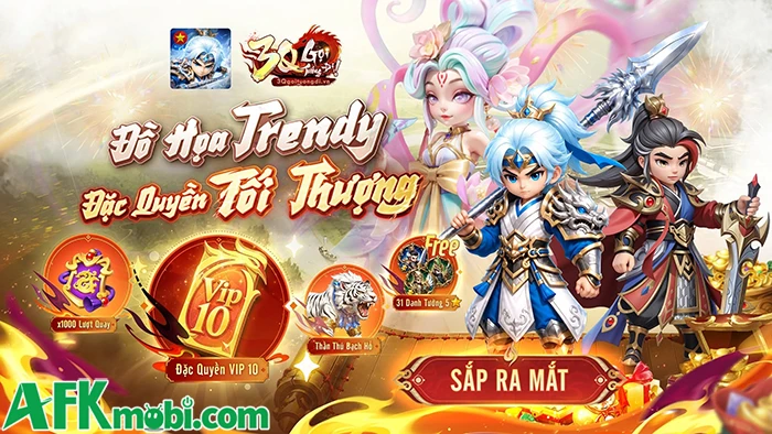 3Q Gọi Tướng Đi game đấu tướng rảnh tay cập bến Việt Nam