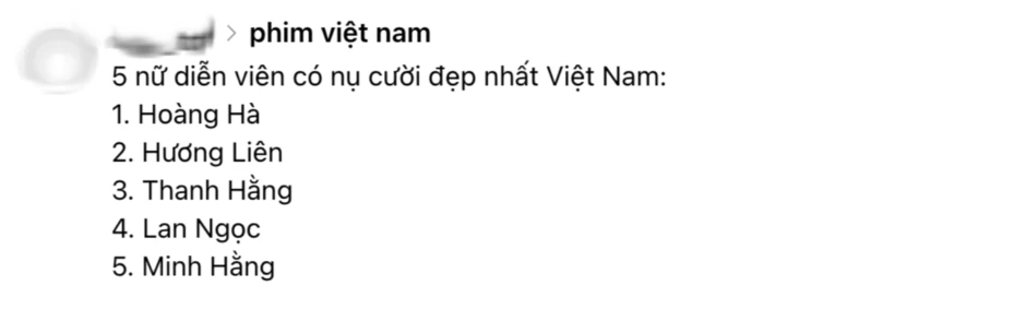 5 nữ diễn viên có nụ cười đẹp nhất Việt Nam: Minh Hằng xếp sau Lan Ngọc, hạng 1 rạng rỡ hơn cả mặt trời 5 nữ diễn viên có nụ cười đẹp nhất Việt Nam: Minh Hằng xếp sau Lan Ngọc, hạng 1 rạng rỡ hơn cả mặt trời