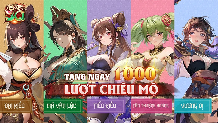 Anh Kiệt Tam Quốc ra mắt 3/6 có gì hấp dẫn mà khiến game thủ đứng ngồi không yên? Anh Kiệt Tam Quốc ra mắt 3/6 có gì hấp dẫn mà khiến game thủ đứng ngồi không yên?