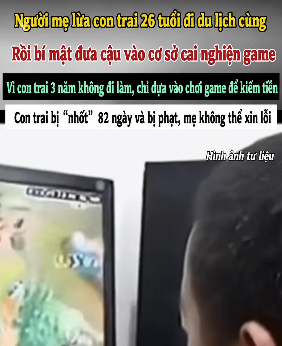 Bi kịch "Cai nghiện game": Thanh niên 26 tuổi vẫn bị mẹ ruột chi 200 triệu lừa vào "địa ngục trần ai" suốt 82 ngày Bi kịch "Cai nghiện game": Thanh niên 26 tuổi vẫn bị mẹ ruột chi 200 triệu lừa vào "địa ngục trần ai" suốt 82 ngày