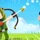 Bowmasters - Canh lực và điều chỉnh góc độ để bắn hạ bọn kẻ thù