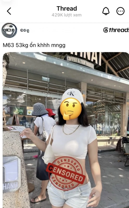 Diện đồ ngắn đi cà phê rồi lên mạng hỏi ý kiến, cô gái nhận rổ "gạch đá" Diện đồ ngắn đi cà phê rồi lên mạng hỏi ý kiến, cô gái nhận rổ "gạch đá"