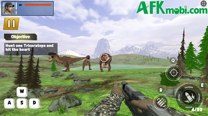 Dino Hunter King game hành động bắn tải cho bạn săn khủng long