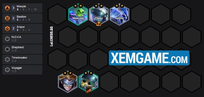 ĐTCL 17.4c: Hướng dẫn lối đánh tempo Gnar mới, không cần reroll